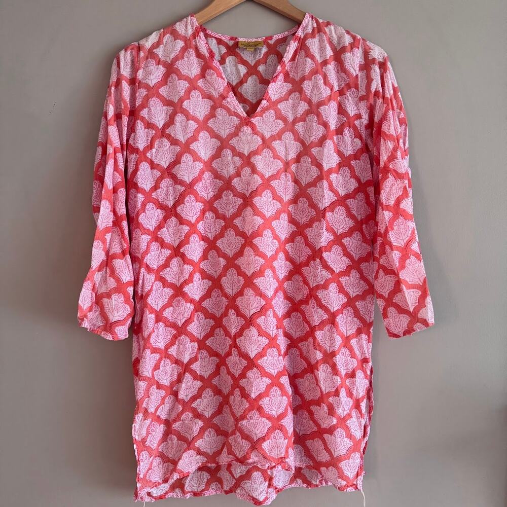 Roberta Roller Rabbit Pink Red Patterned Jemina K… - image 1